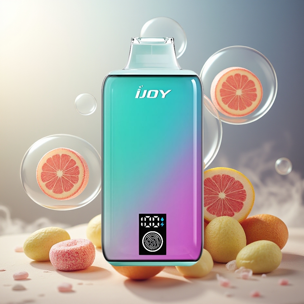 Partihandel Sverige IJOY LUNA 20000 Puffs Tuggummi Mynta 20ML 900mAh TYPE-C