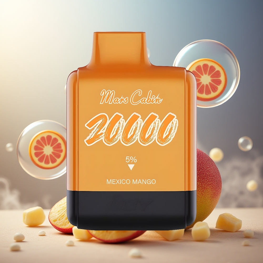 Partihandel Sverige IJOY Mars Cabin 20000 Puffs Engångs Vape Mexiko Mango 20ML 50mg