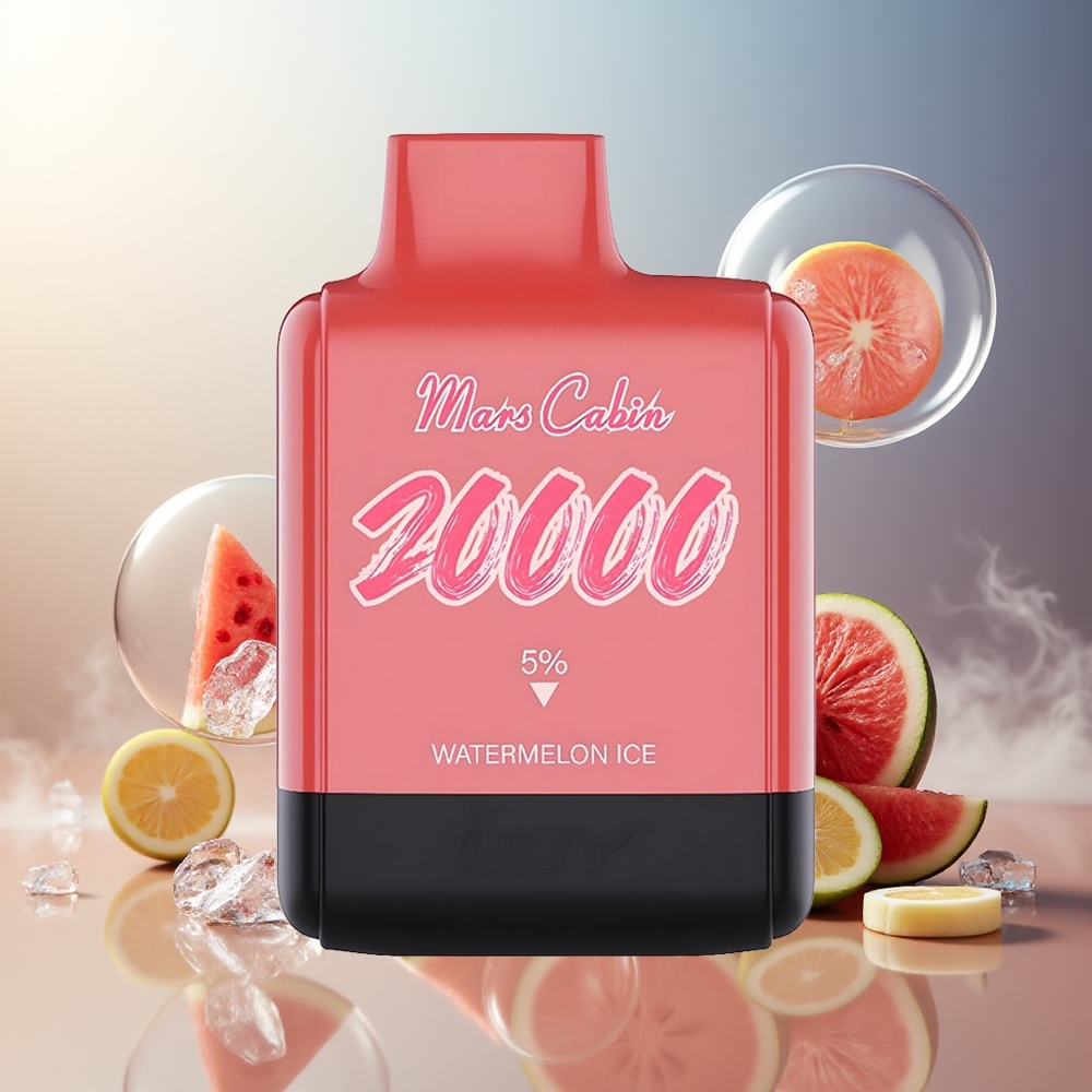 Partihandel Sverige IJOY Mars Cabin 20000 Puffs Engångs Vattenmelon Is 0.5 Ohm Dual Mesh 20ML