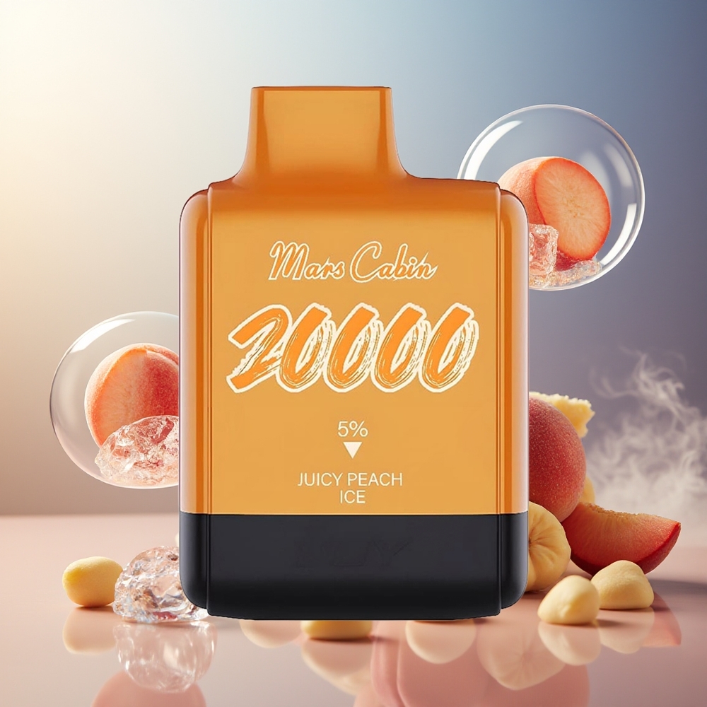 Partihandel Sverige IJOY Mars Cabin 20000 Puffs Engångsvape Saftig Persika Is Typ-C 850mAh