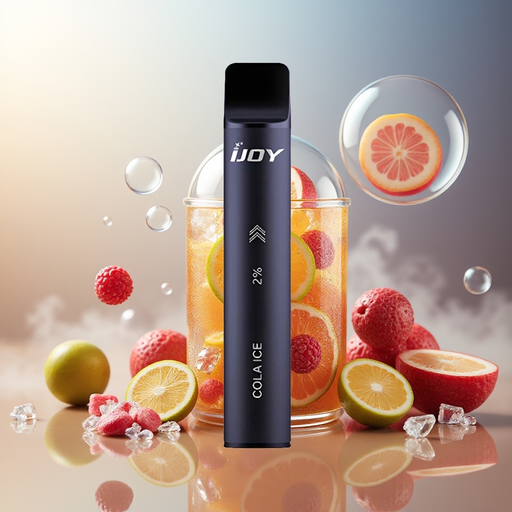 Partihandel Sverige IJOY Mars Cabin 600 Puffs Engångs Vape Svart 2ml 1.0 Ohm Mesh