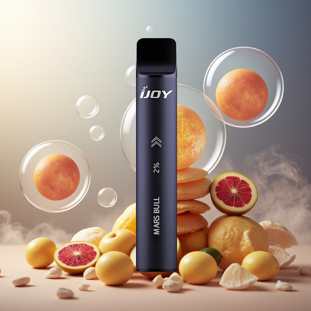 Partihandel Sverige IJOY Mars Cabin 600 Puffs Engångs Vape Svart 2ml 1.0 Ohm Mesh