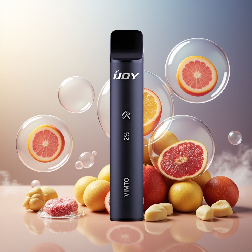 Partihandel Sverige IJOY Mars Cabin 600 Puffs Engångs Vape Svart 2ml 1.0 Ohm Mesh