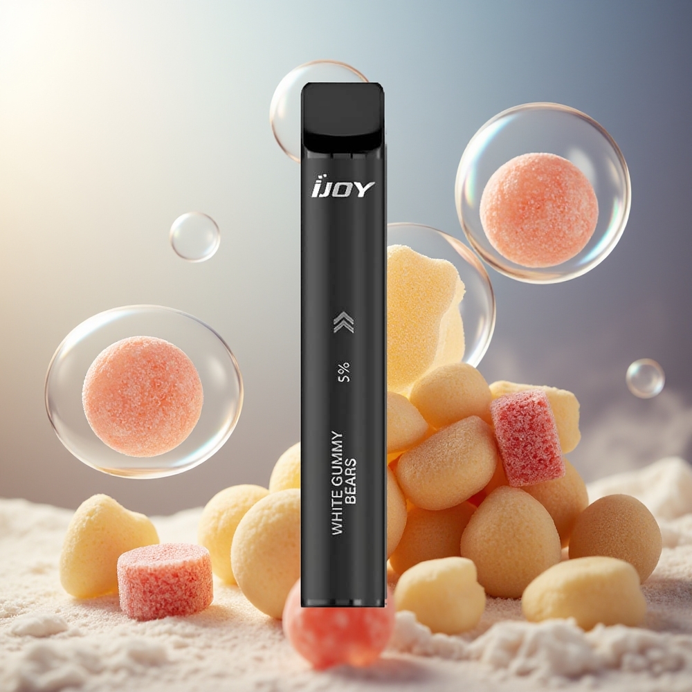 Partihandel Sverige IJOY Mars Cabin 6000 Puffs Engångs Vape Svart 1000mAh Typ-C