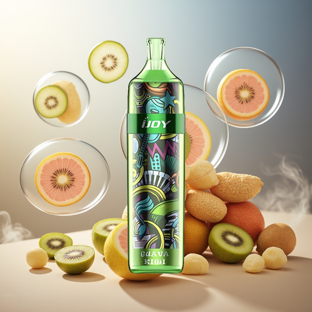Partihandel Sverige IJOY PUNK 4500 Puffs Engångs Vape Guava Kiwi 12ml 1200mAh