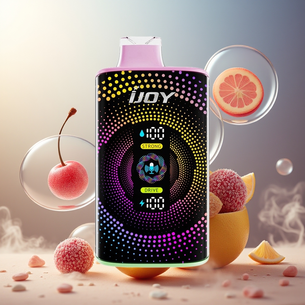 Partihandel Sverige IJOY SD 40000 Puffs Dual Mesh Coil 20ML Körsbär Citron