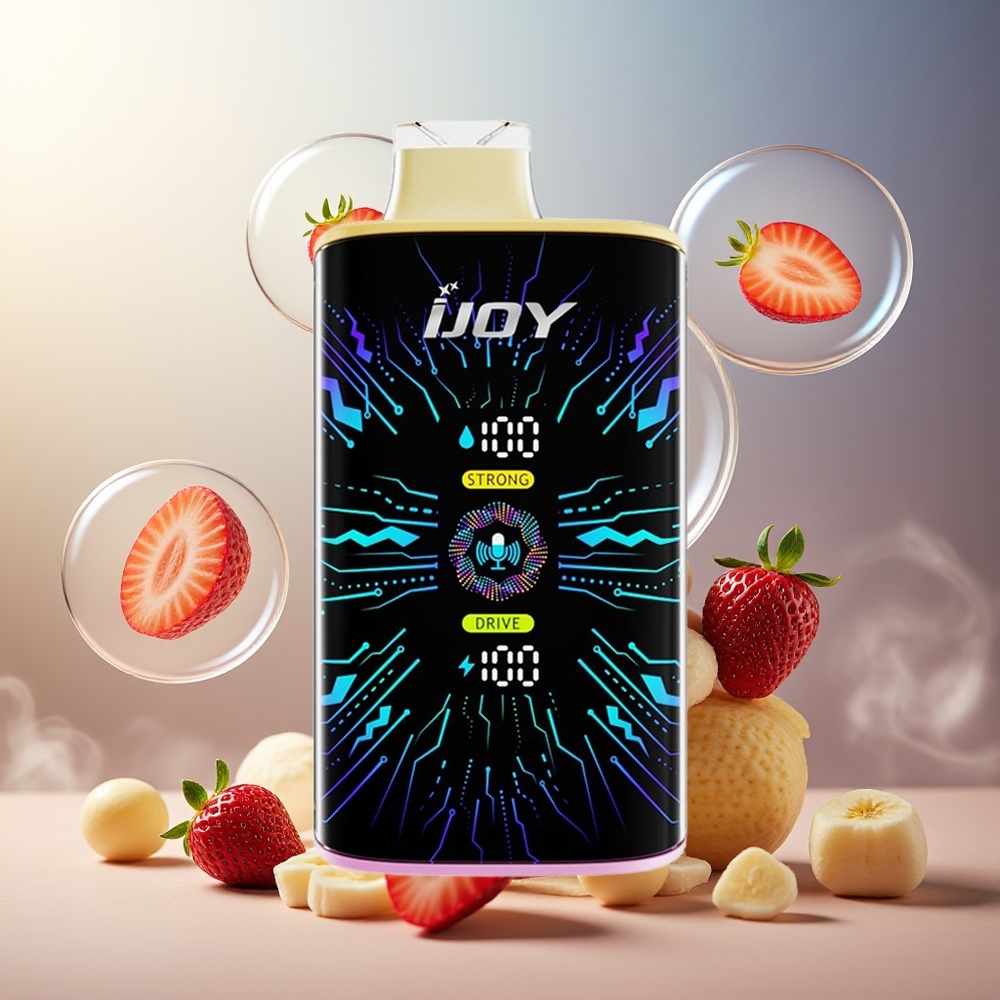 Partihandel Sverige IJOY SD 40000 Puffs Jordgubb Banan 20ML 5% Nicotin