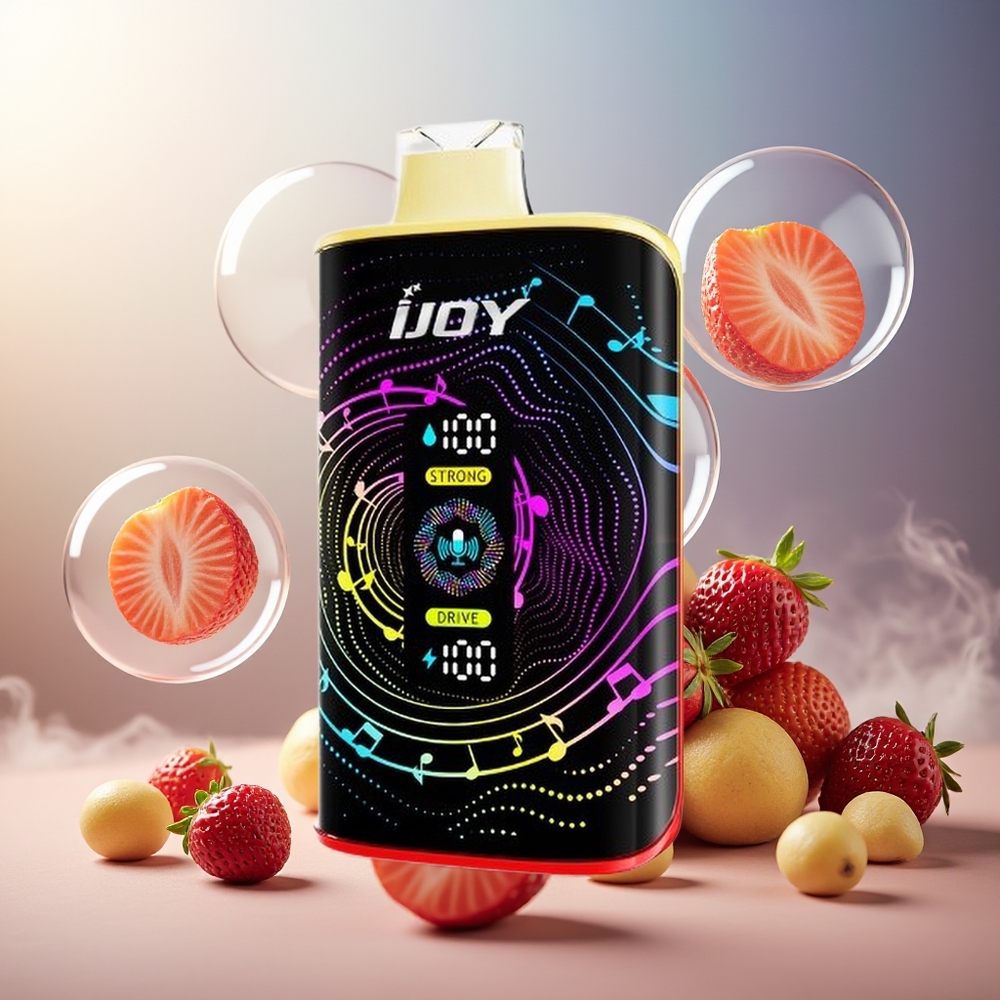 Partihandel Sverige IJOY SD 40000 Puffs Jordgubb Mango 20ML 5% 750mAh Typ-C
