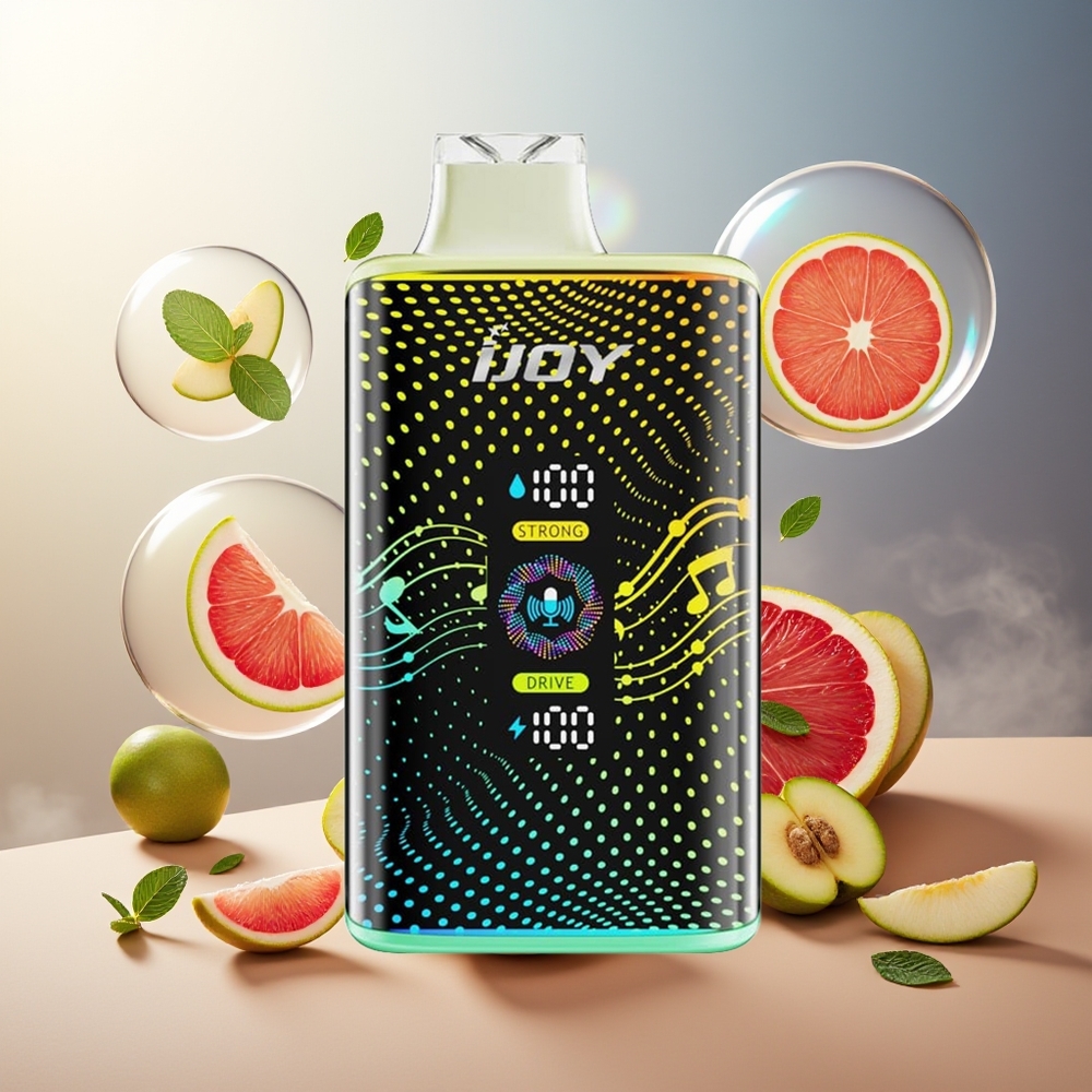 Partihandel Sverige IJOY SD 40000 Puffs Justerbar Effekt Äpple Grapefrukt Mynta