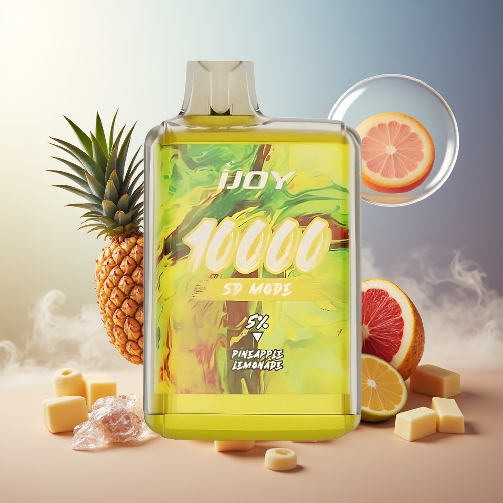 Partihandel Sverige IJOY SD10000 Ananas Citronläsk 20ml 5% Typ-C 650mAh Mesh