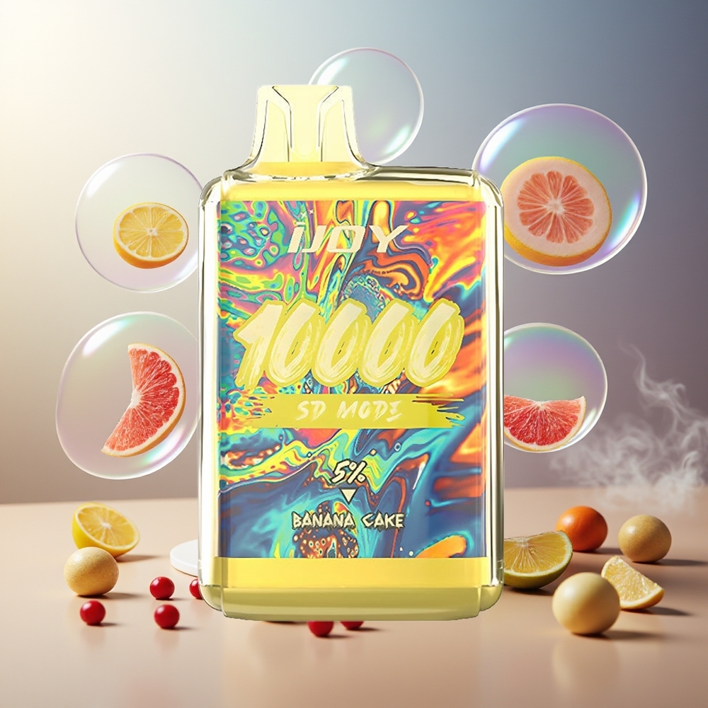 Partihandel Sverige IJOY SD10000 Banankaka 10000 Puffs 20ml