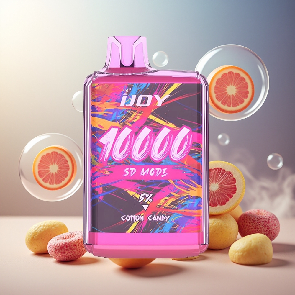 Partihandel Sverige IJOY SD10000 Bomullsgodis 20ml 5% Type-C 650mAh