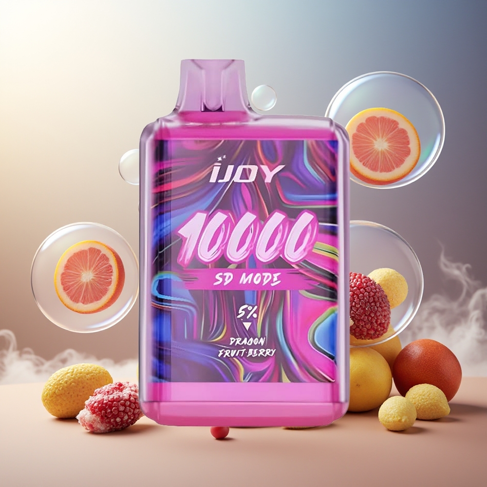 Partihandel Sverige IJOY SD10000 Draktfrukt Bär 20ml 5% 650mAh Type-C