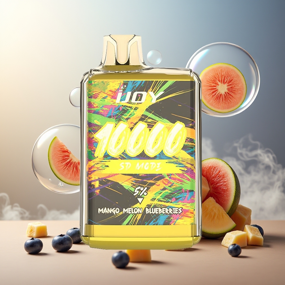 Partihandel Sverige IJOY SD10000 Engångs Vape Mango Melon Blåbär 10000 Puffar 20ml 5%