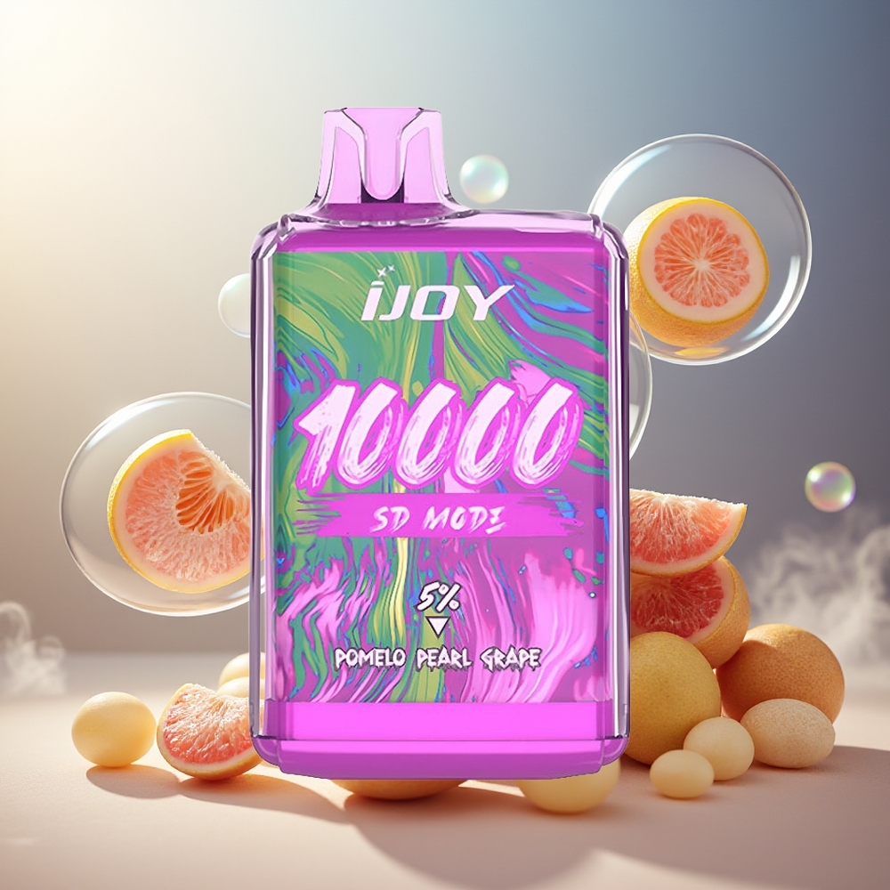 Partihandel Sverige IJOY SD10000 Engångs Vape Pomelo Pärla Druva 10000 puffar 20ml 5%