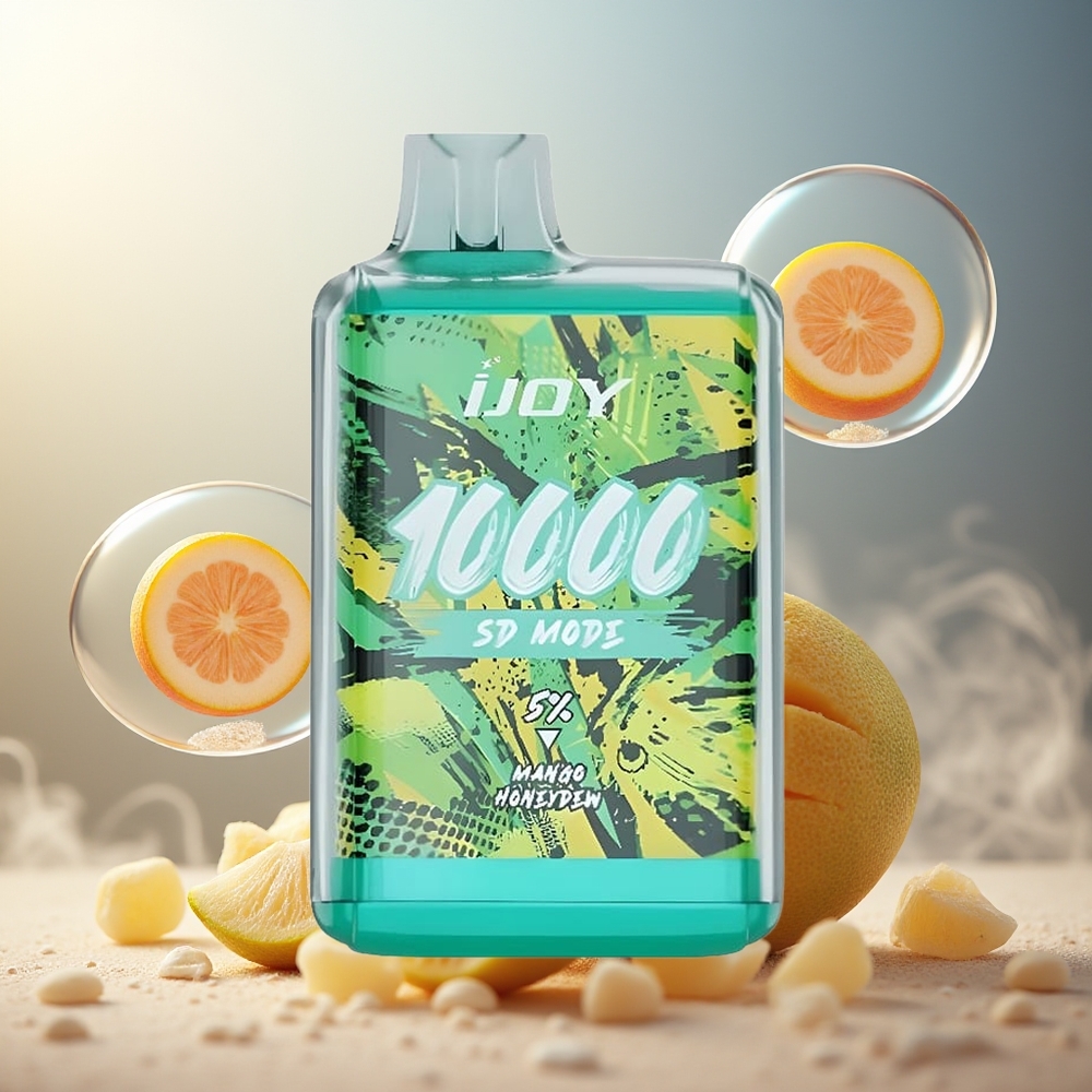 Partihandel Sverige IJOY SD10000 Engångsvape Mango Honungsmelon 20ml 5% 0.8 Ohm