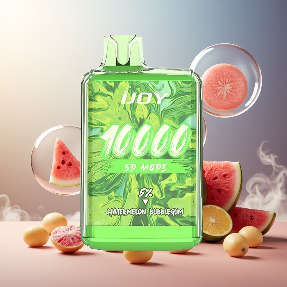 Partihandel Sverige IJOY SD10000 Mun Vattenmelon Tuggummi 650mAh 20ml 5%