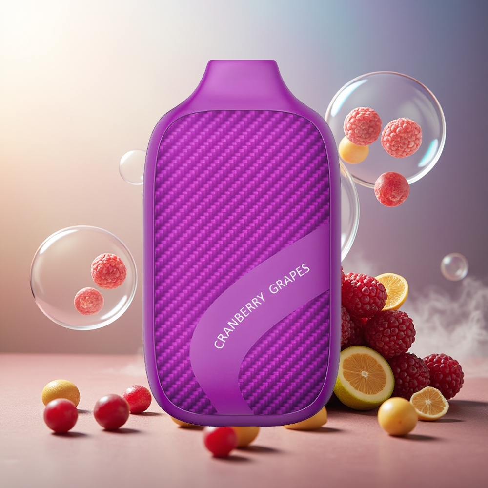 Partihandel Sverige IJOY Stone 4000 Puffs Engångsvape Tranbär Druvor 10ml 1000mAh