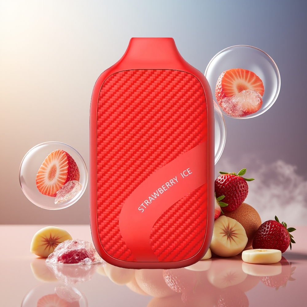 Partihandel Sverige IJOY Stone 4000 Puffs Jordgubb Is 1000mAh 10ml