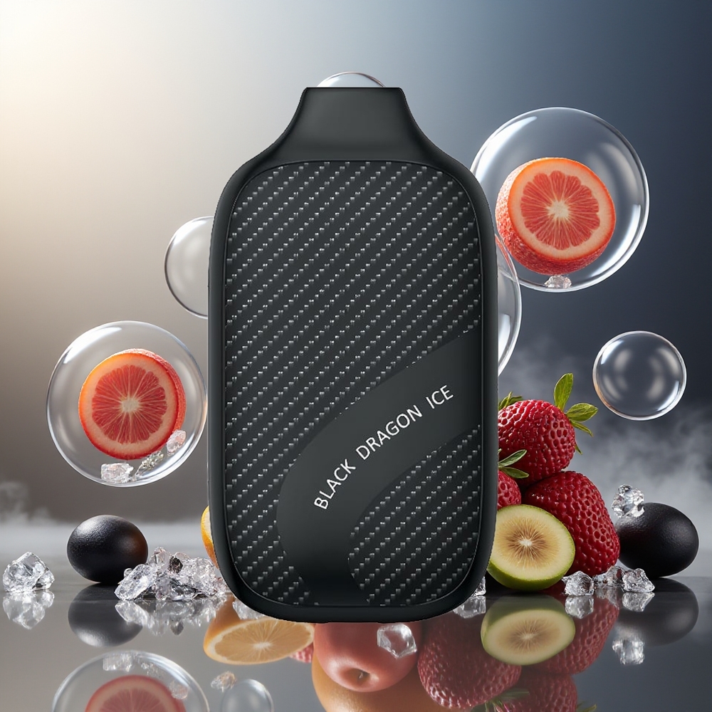 Partihandel Sverige IJOY Stone 4000 Puffs Svart Drake Is 1000mAh 10ml 30mg