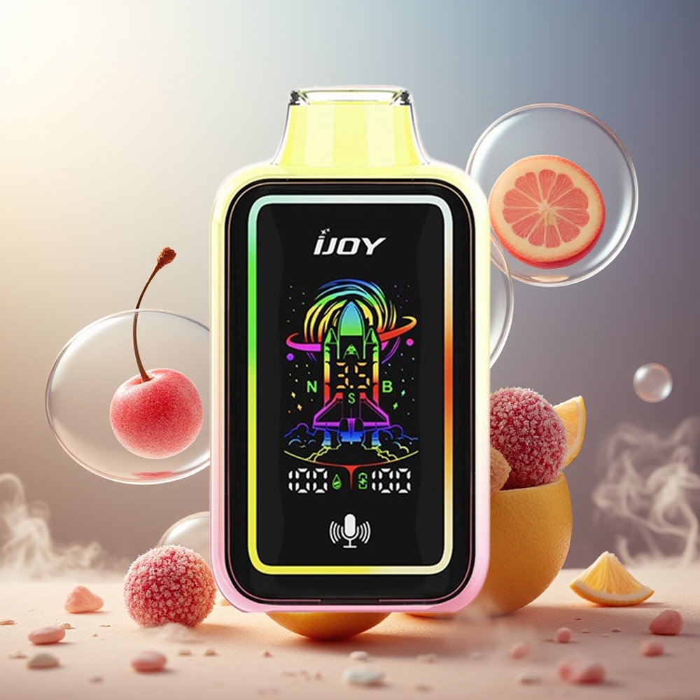 Partihandel Sverige IJOY URANUS 25000 Puffs Körsbär Citron 850mAh Typ-C