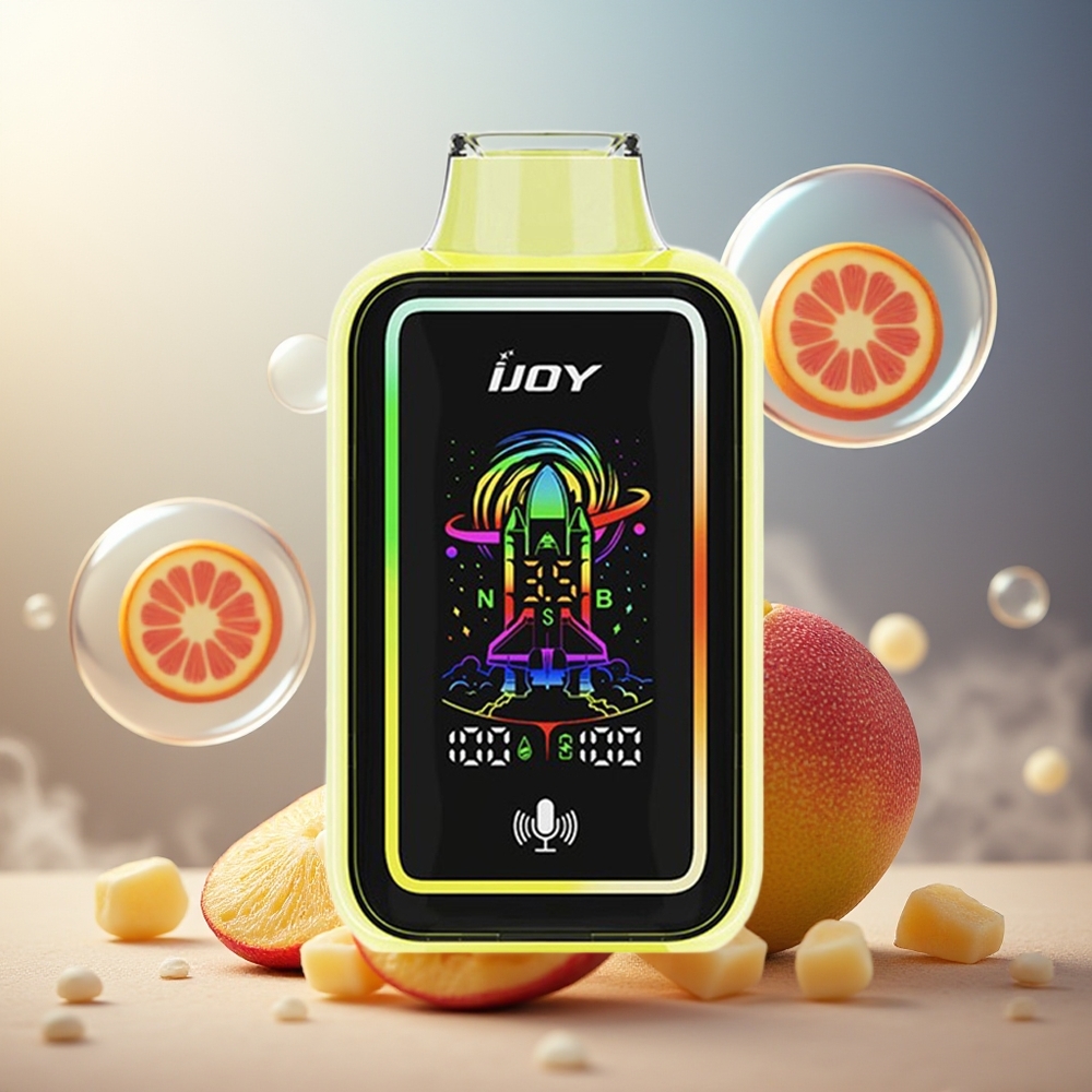 Partihandel Sverige IJOY URANUS 25000 Puffs Mexiko Mango 20ML Typ-C