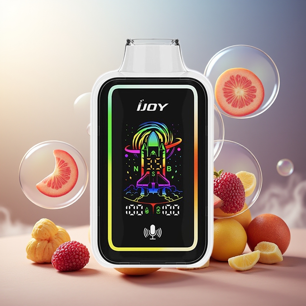 Partihandel Sverige IJOY URANUS 25000 Puffs Sur Smultron 850mAh Type-C 20ML