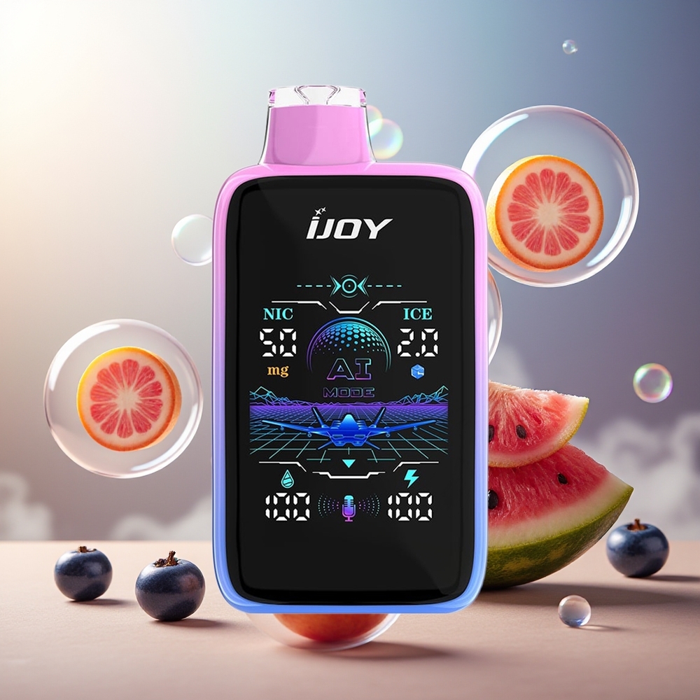 Partihandel Sverige IJOY Uranus Mate 40000 Puffs ICE3 Blåbär Vattenmelon