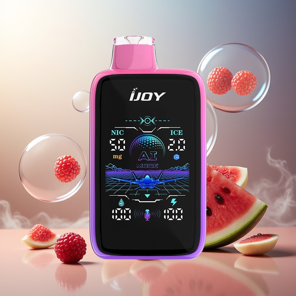 Partihandel Sverige IJOY Uranus Mate 40000 Puffs ICE3 Hallon Vattenmelon