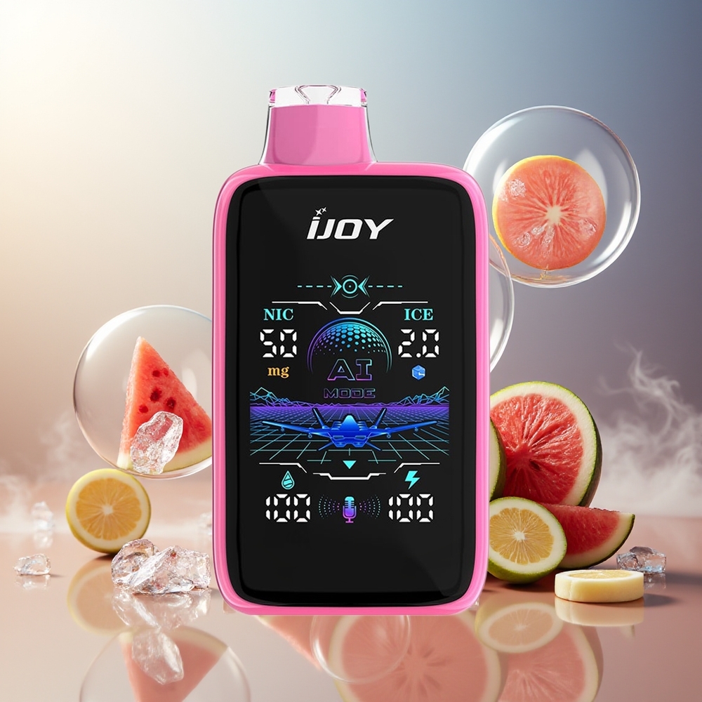 Partihandel Sverige IJOY Uranus Mate 40000 Puffs Vattenmelon Is 20ML 1100MAH TYPE-C
