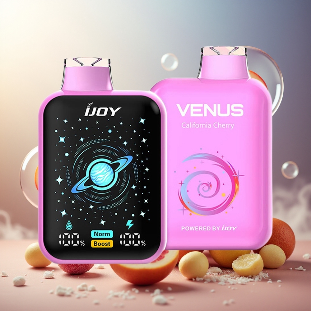 Partihandel Sverige IJOY VENUS 25000 Puffs Kalifornisk Körsbär 20ML TYPE-C