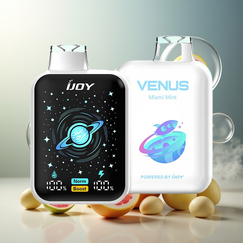 Partihandel Sverige IJOY VENUS 25000 Puffs Miami Mynta 20ML 900mAh