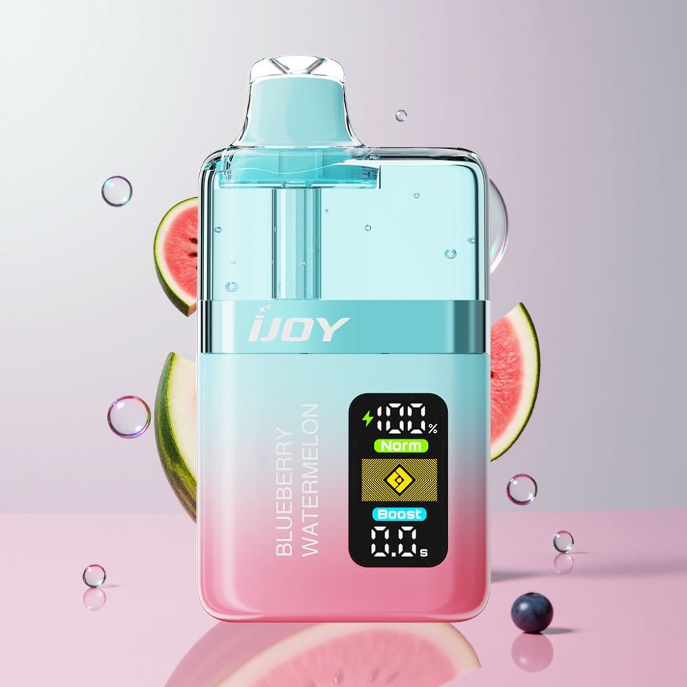 Partihandel Sverige IJOY XP50000 50mg/ml Blåbär Vattenmelon 0.4ohm Dual Mesh Typ-C