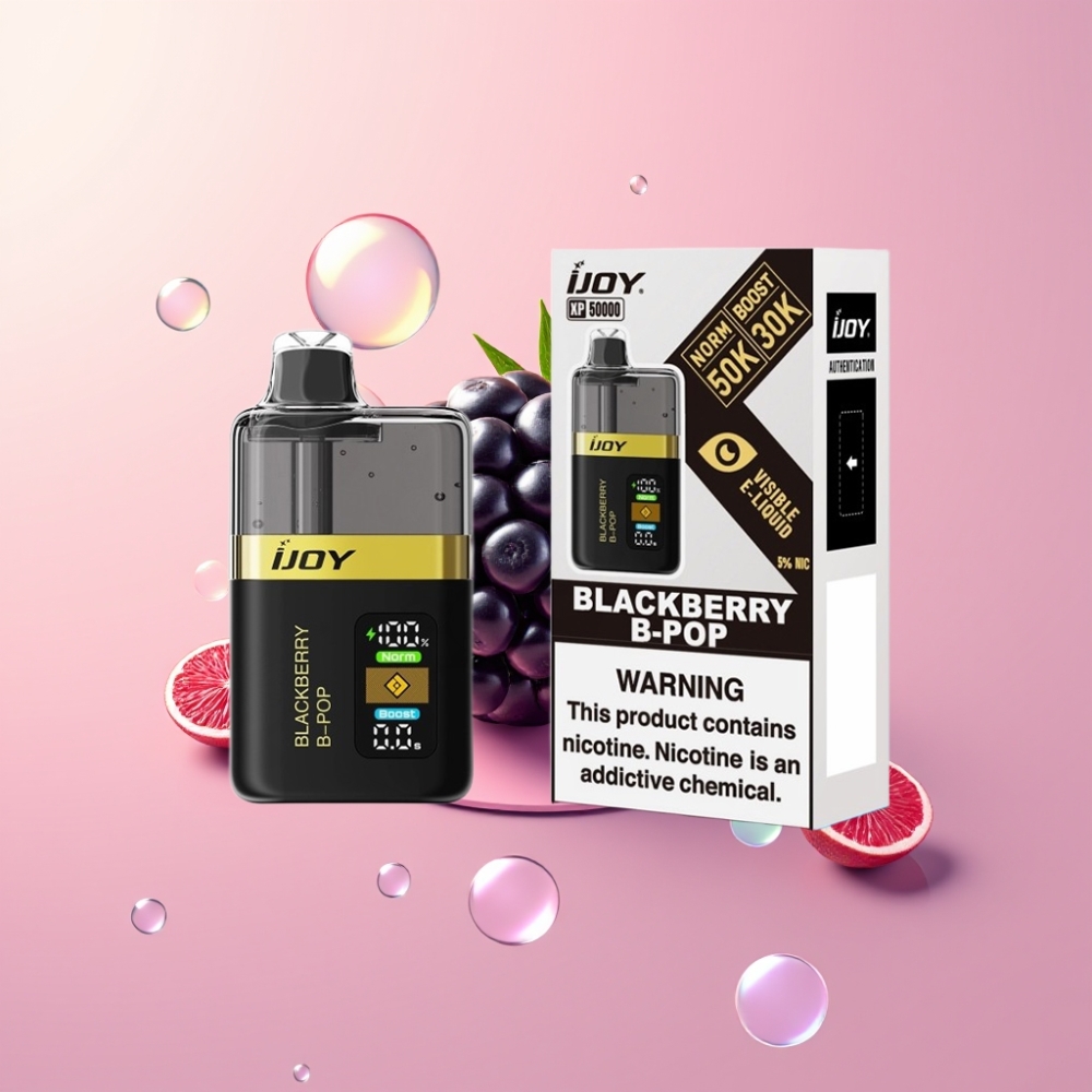 Partihandel Sverige IJOY XP50000 B-Pop 2-munnar Björnbär 0.4ohm Dual Mesh 50mg/ml 1000mAh