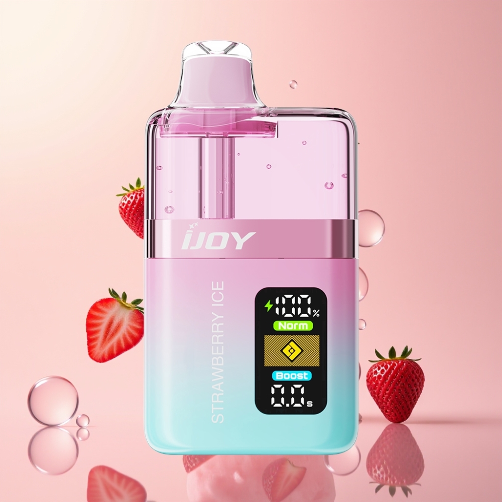 Partihandel Sverige IJOY XP50000 Jordgubb Is 50000 Puffs 50mg/ml 1000mAh Typ-C