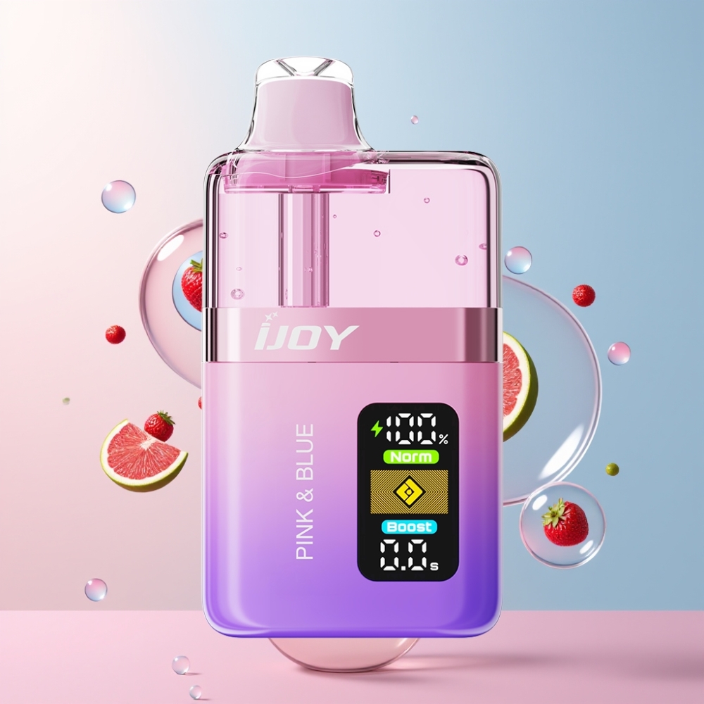 Partihandel Sverige IJOY XP50000 Rosa & Blå Adjustable Airflow Type-C