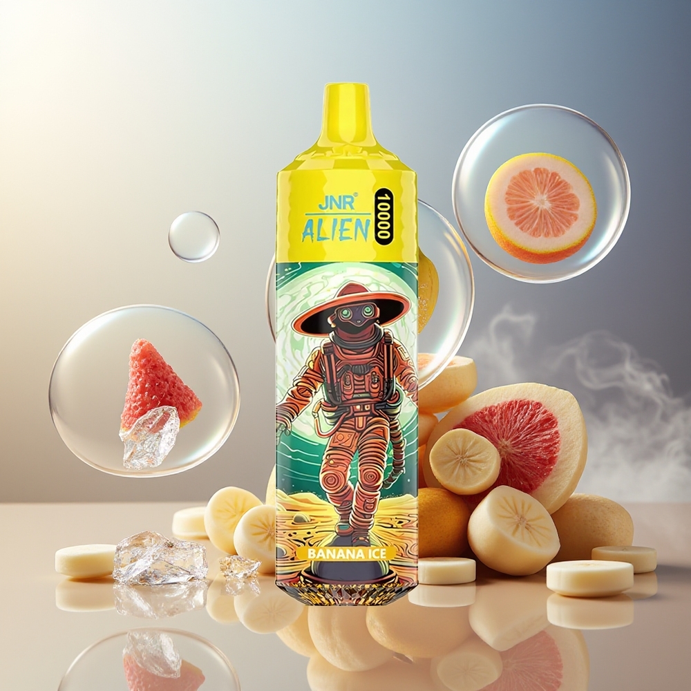 Partihandel Sverige JNR Alien 10000 Puffs 850mAh 20ml Bananis