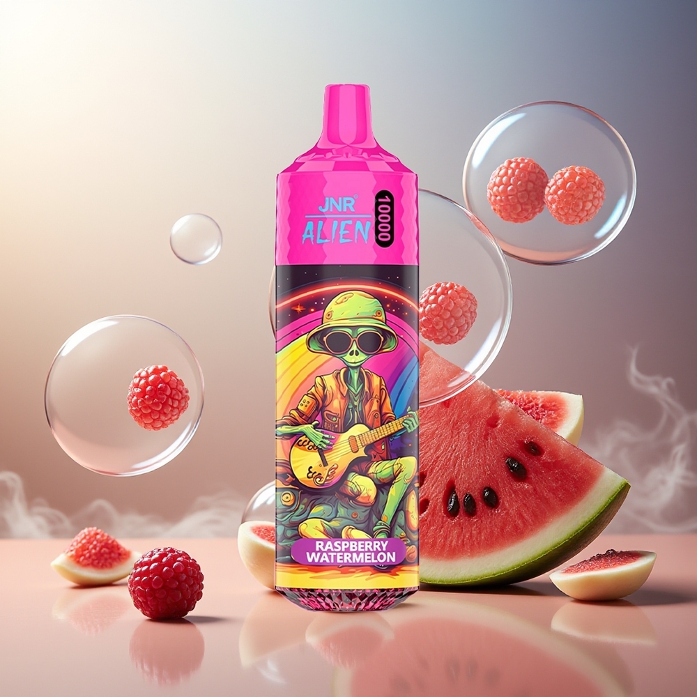 Partihandel Sverige JNR Alien 10000 Puffs Hallon Vattenmelon