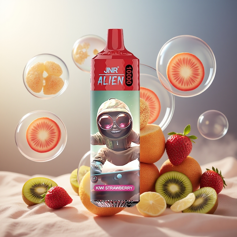 Partihandel Sverige JNR Alien 10000 Puffs Kiwi Jordgubba