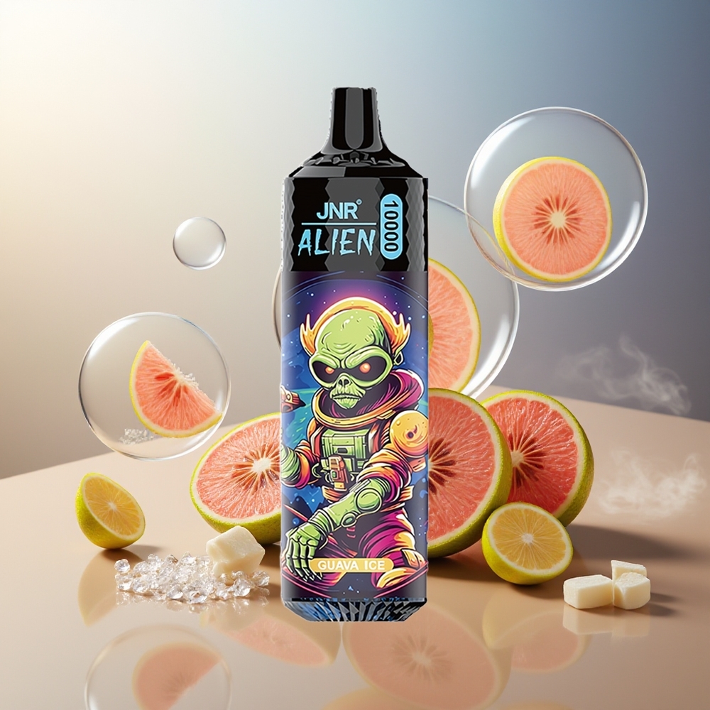 Partihandel Sverige JNR Alien 10000 Puffs Mesh Guavais Type-C RGB