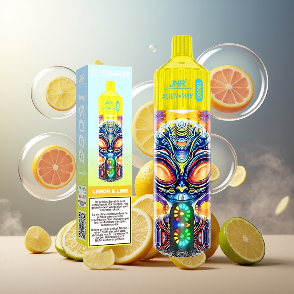Partihandel Sverige JNR Alien Max 18000 Puffs Dual Mesh & Core 28ml Citron & Lime