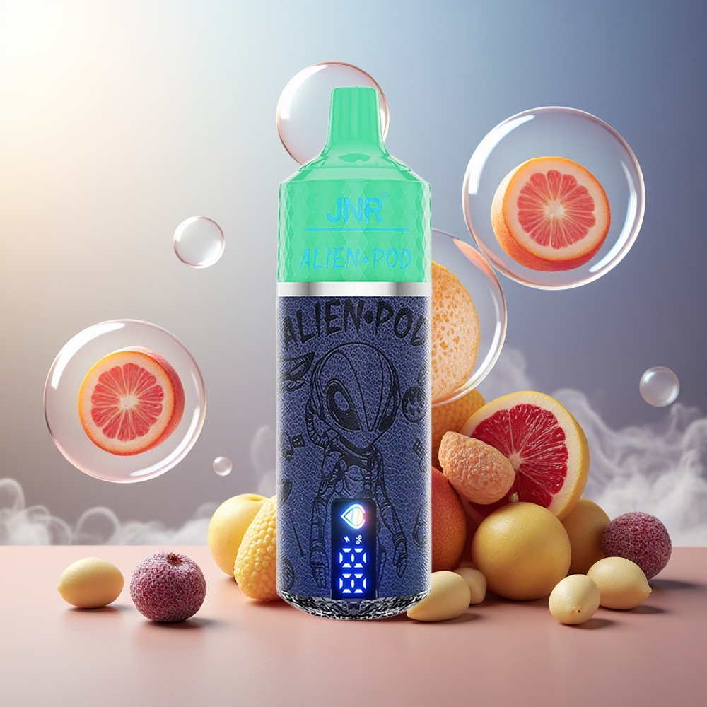 Partihandel Sverige JNR Alien Pod 13000 Puffs Blåbär Meganate Is Mesh Core 20ml