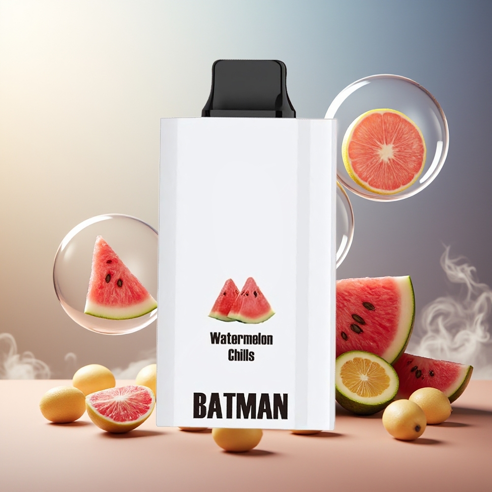 Partihandel Sverige JNR Batman 11000 Puffs 20ml 5% Vattenmelon Kyl Dual Mesh Coil Type-C