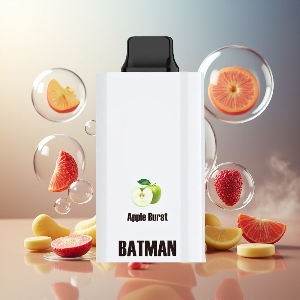 Partihandel Sverige JNR Batman 11000 Puffs 20ml Äpple Smäll Dual Mesh Coil Type-C