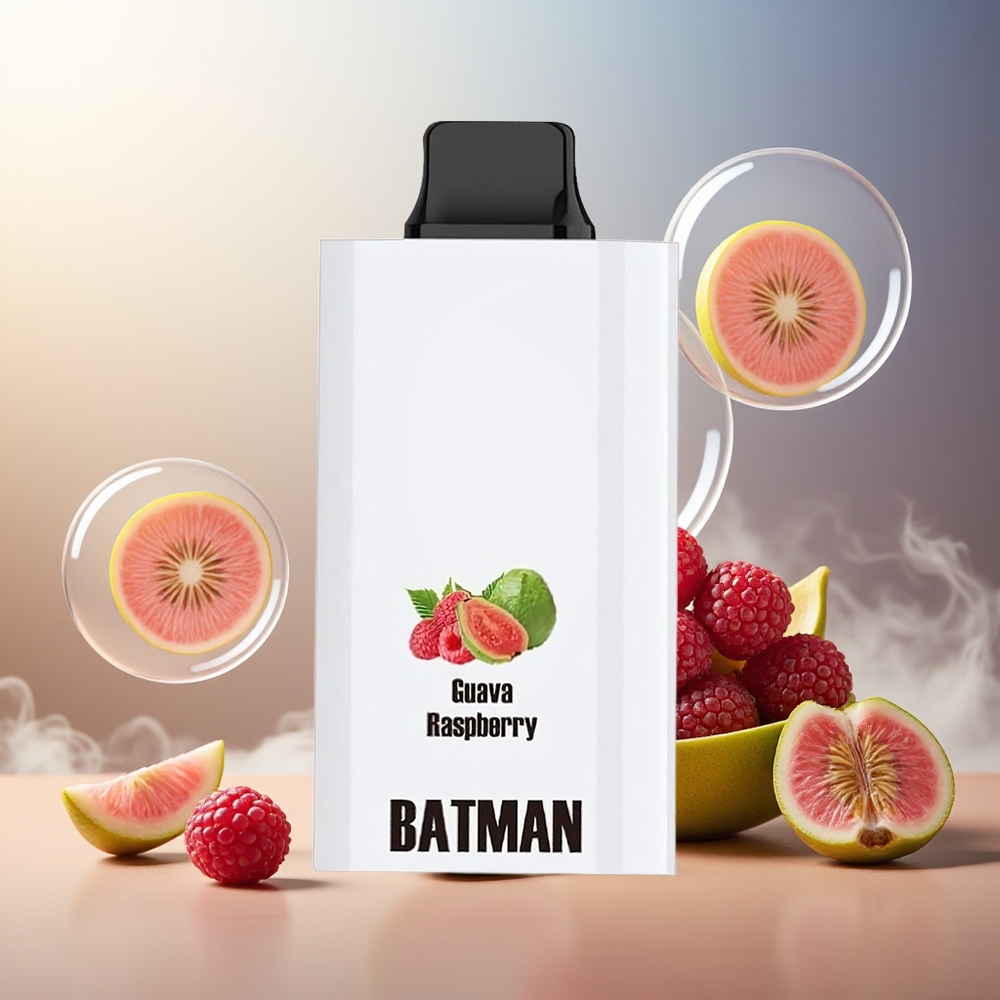 Partihandel Sverige JNR Batman 11000 Puffs 850mAh 20ml Guava Hallon Typ-C Laddning