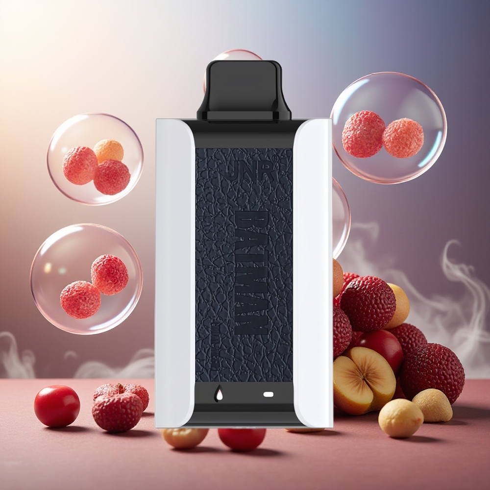Partihandel Sverige JNR Batman 11000 Puffs 850mAh 20ml Type-C Dubbel Mörk Körsbär