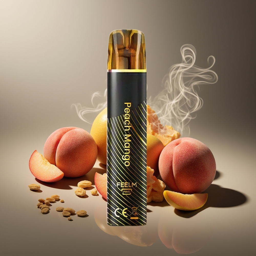 Partihandel Sverige JNR Black&Golden 600+200 Puffs 2ml Persika Mango Engångsvape
