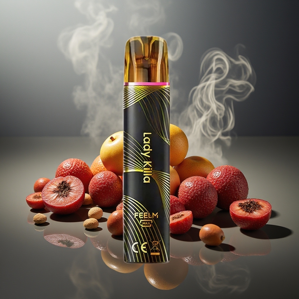 Partihandel Sverige JNR Black&Golden 600+200 Puffs Engångsvape Lady Killa 2% Nikotin