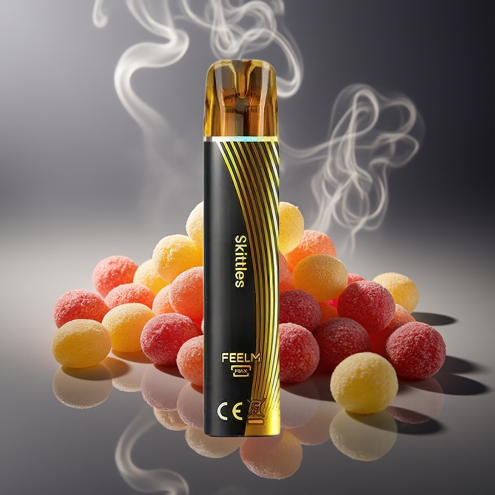 Partihandel Sverige JNR Black&Golden 600+200 Puffs Skittles 2ml 2% 800 TPD