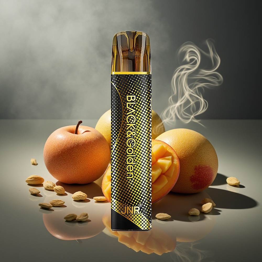 Partihandel Sverige JNR Black&Golden 600+200 Puffs Triple Mango 800 Puffs 2ml 2%